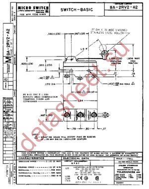 BA-2RV2-A2 datasheet  